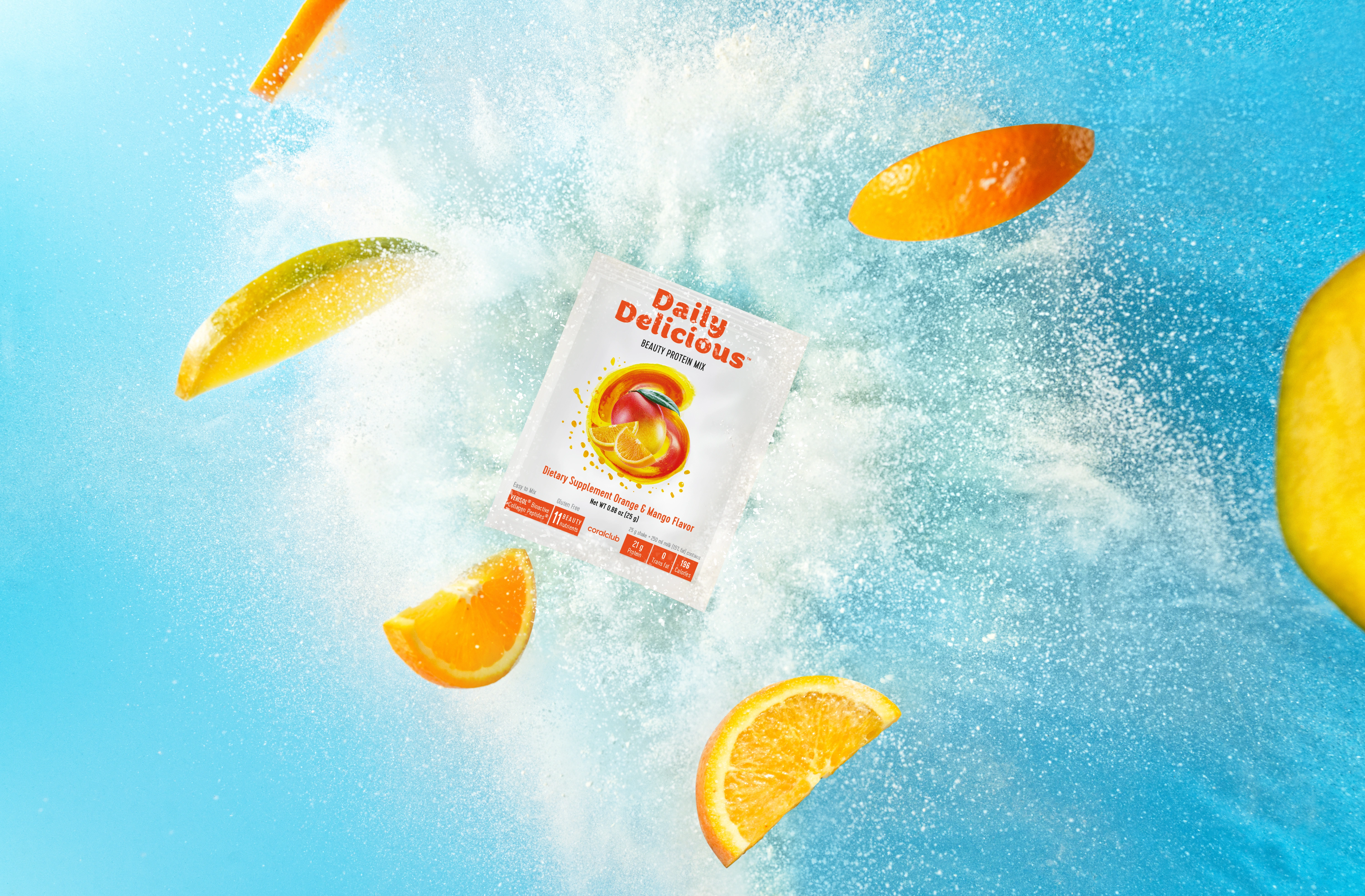 Дейли Делишес Бьюти Шейк со вкусом апельсина и манго