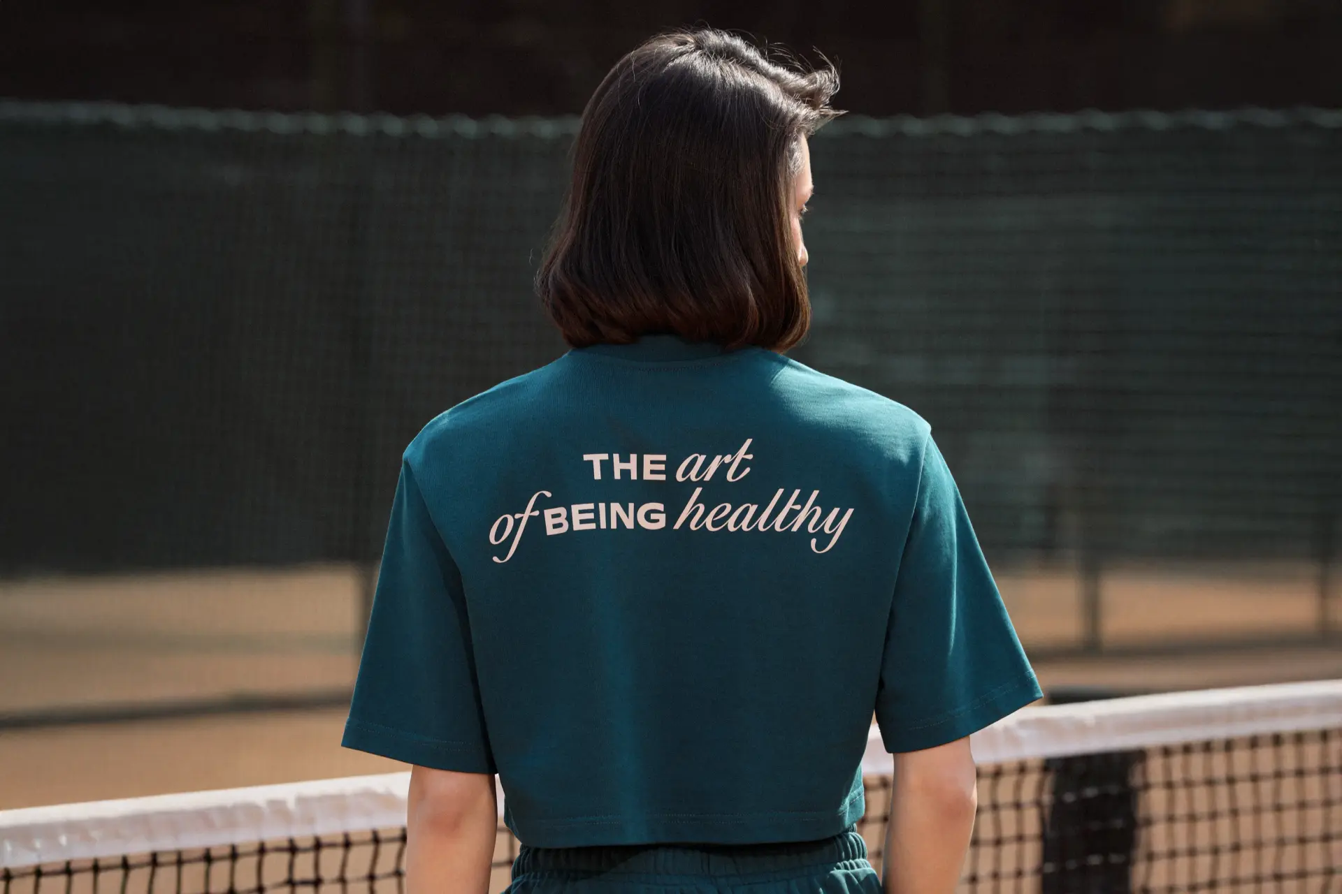 Футболка кроп женская, зеленая